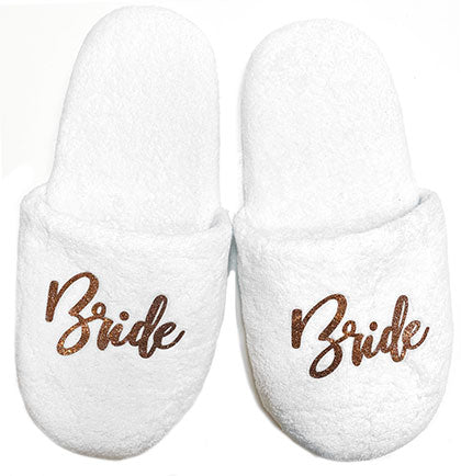 Bride White Slippers