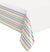 Colorful Stripped & White Table Cover