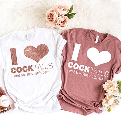 I ♥ COCKtails Tshirt