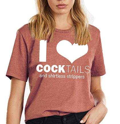 I ♥ COCKtails Tshirt