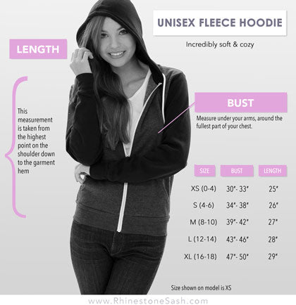 I Do Modern Fleece Hoodie: Charcoal & Black - XS