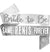 Silver Bride with Diamond White & Sam Pen*s Silver Sparkle Sash - Set of 2