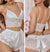 Light Pink Glam Bride White Lingerie Set