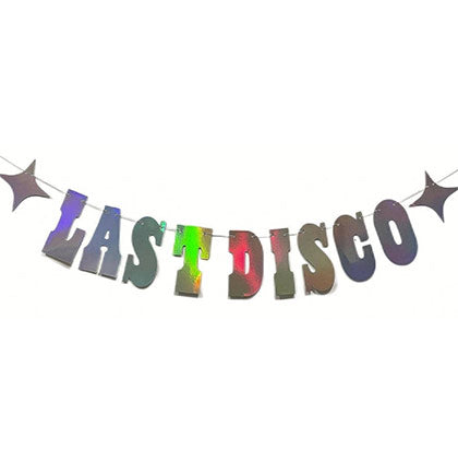 Last Disco Holographic Banner - 6.5ft