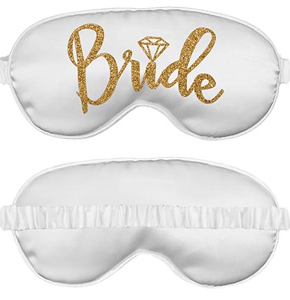 Gold Bride with Diamond White Mask