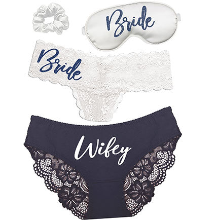 Personalized Mrs. Bridal Panties - Wedding Day Panties - Honeymoon