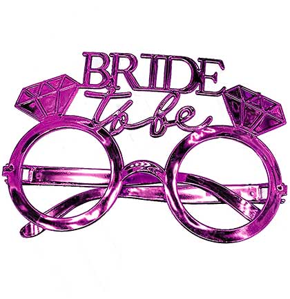 Bride to Be Hot Pink Glasses
