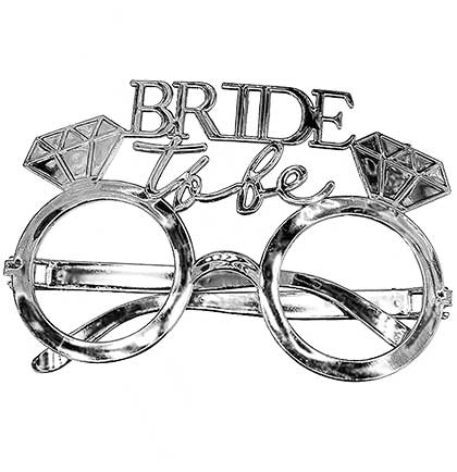 Bride to Be Silver Glasses