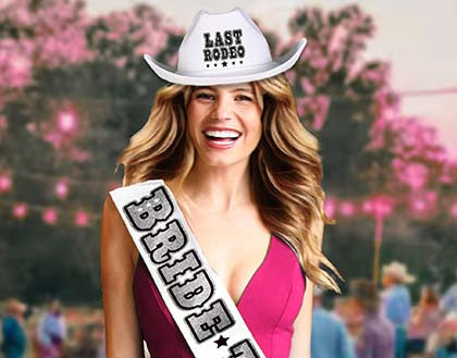 Black Last Rodeo White Western Cowgirl Hat