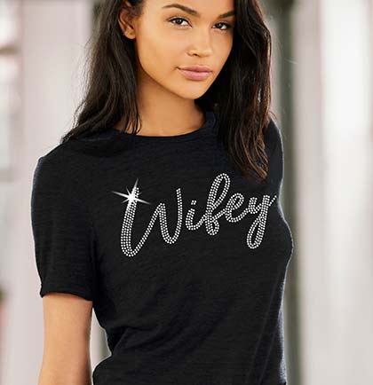 Rhinestone Wifey Tshirt