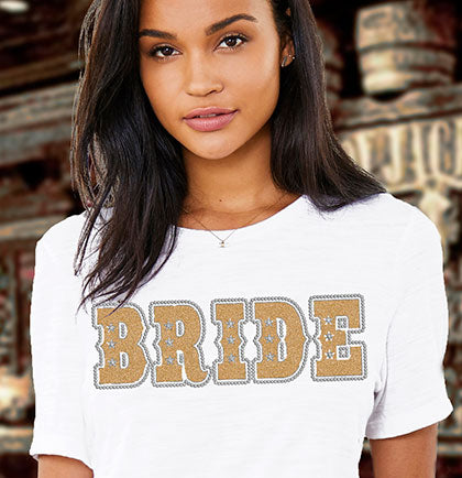 Gold Bride Western Tshirt