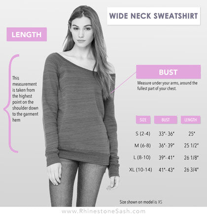 Glam Bride Off the Shoulder Fleece Top - XL