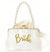 Bride Pearl & Satin Clutch Purse