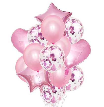 Pink Balloon Mix Bouquet