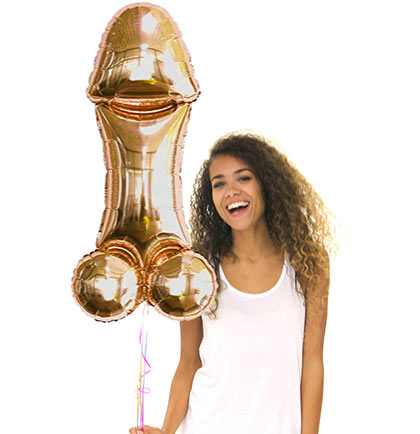 Gold Pen*s Shaped Balloon - 35&quot;