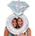Holographic Band Wedding Ring Shaped Mylar Balloon - 38"