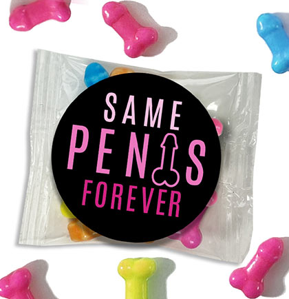 Multi-Colored Same Pen*s Forever Mini Candy Pecker Packs Set of 6