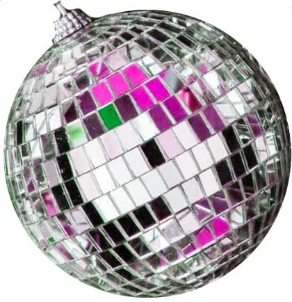 Mini Hanging Disco Ball - 4"