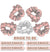 Rose Gold Bridesmaid Nail File & Scrunchie - Set of 10