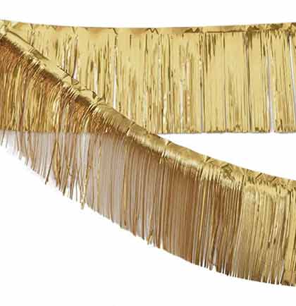 Gold Fringe Garland - 6ft