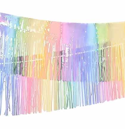 Pastel Fringe Garland - 6ft