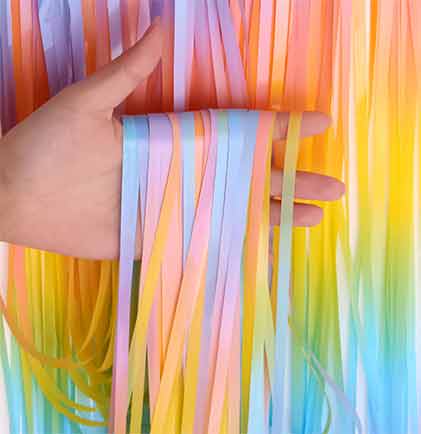 Pastel Fringe Garland - 6ft