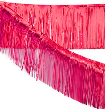 Red Fringe Garland - 6ft