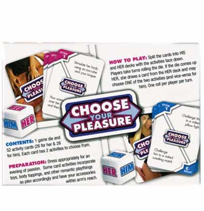 Choose Your Pleasure Game