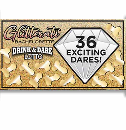 Glitterati Drink & Dare Lotto Game