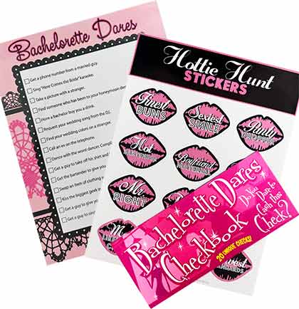 Bachelorette Dares Game Kit - Set of 3