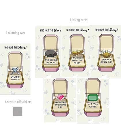 Who Has the Ring Scratch Off Cards