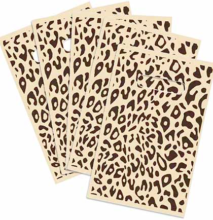 Leopard Print Treat Bag - 20pc