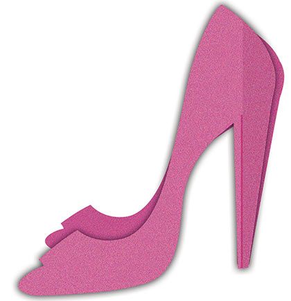 Stiletto Party Centerpiece - 12"