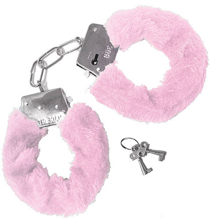 Fuzzy Handcuff Set - Pink