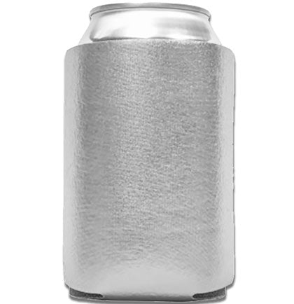 Silver Metallic Can Cover