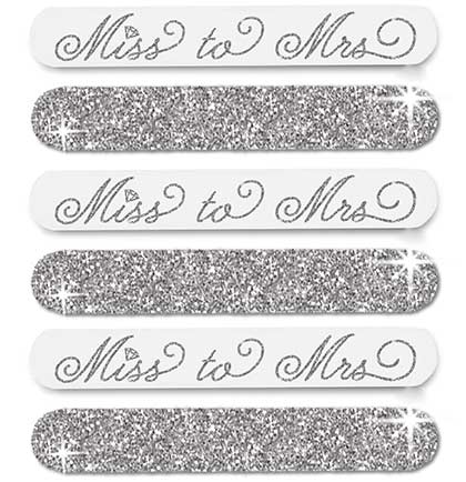 Miss to Mrs. Silver Nail File Set