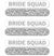 Bride Squad Silver Nail File Set