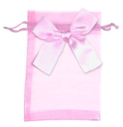 Light Pink Organza Bag with Bow