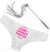 Same Cowboy White Inset Thong & White Whip - Set of 2