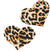 Leopard Print Heart Shaped Pasties & Black Whip Set