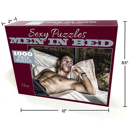 Sexy Puzzles Men in Bed: Chase