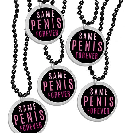 Same Pen*s Forever Bead Necklace - Set of 5