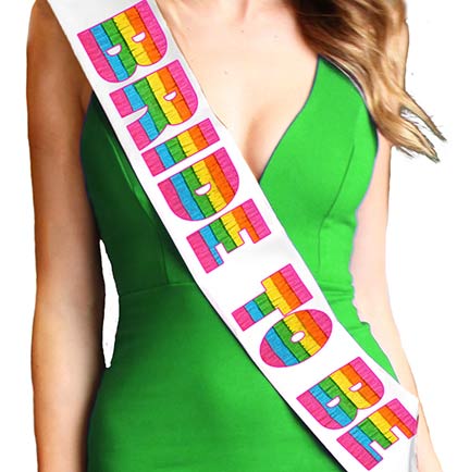 Bride to Be Fiesta Sash
