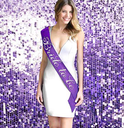 Flirty Bride To Be Rhinestone Sash