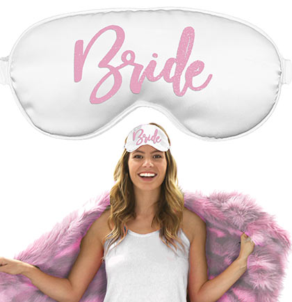 Pink Bride White Mask
