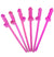 Set of 6 Pink Plastic Penis Straws