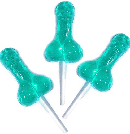 Blue Penis Sucker - Set of 3