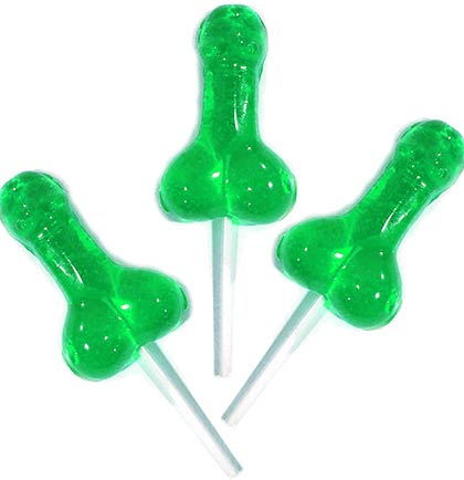Green Penis Sucker - Set of 3