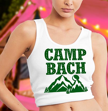 Camp Bach White Tank Top