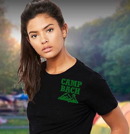 Small Green Camp Bach Tshirt